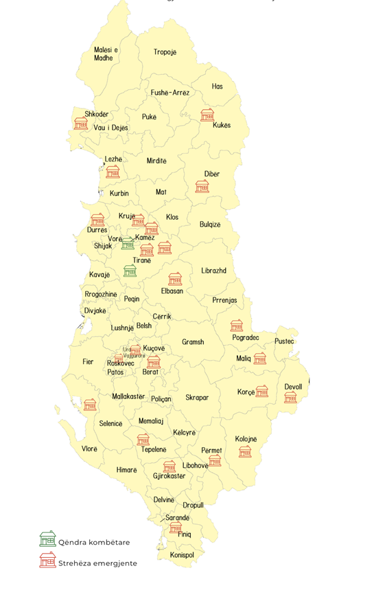 Rekomandime Për Strehëzat Emergjente /Qendrat